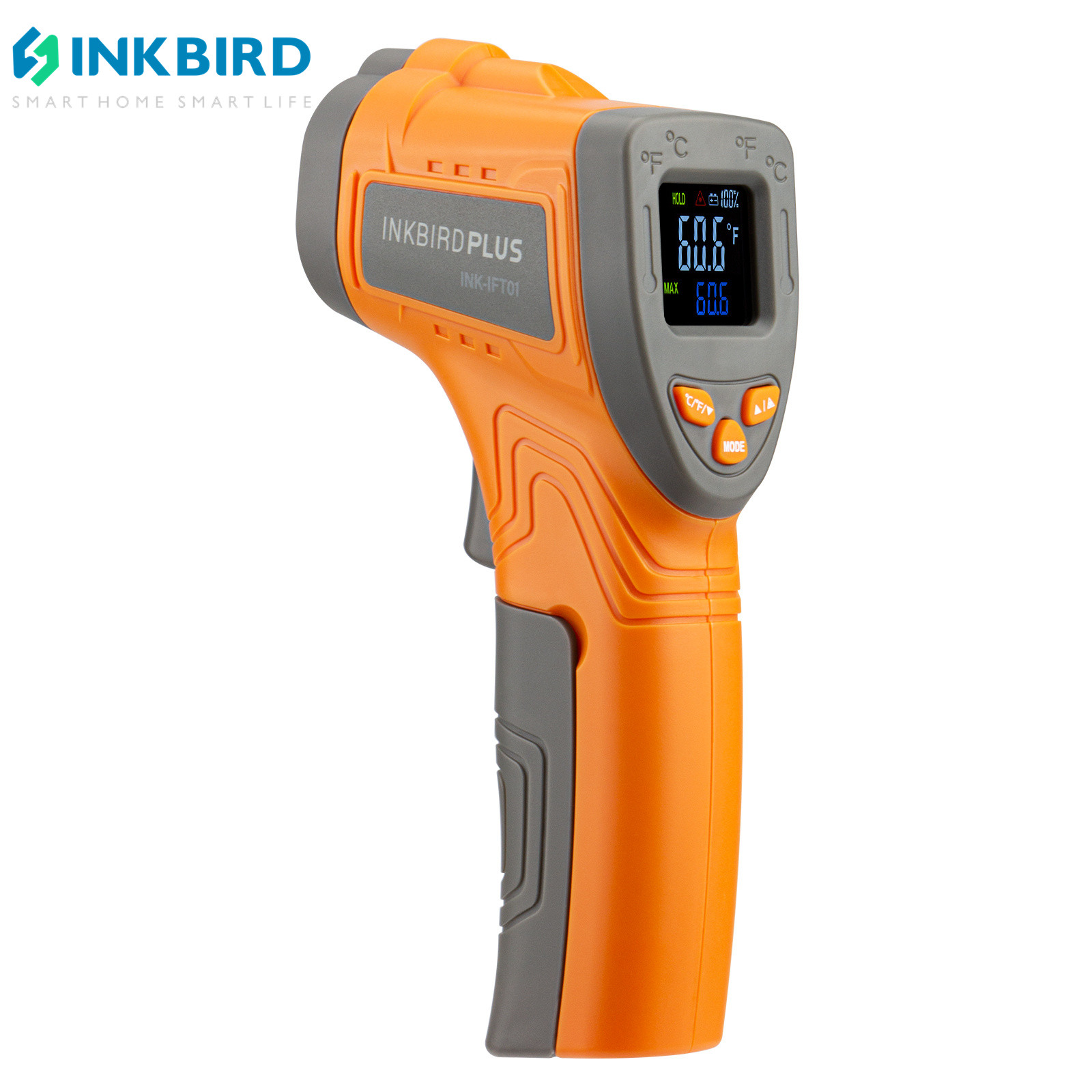 Industrial Laser Temperature Sensor - Inkbird-termómetro láser infrarrojo, medidor de temperatura