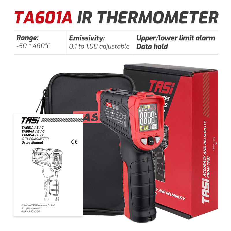 Industrial Laser Thermometer Gun - Termómetro Infrarrojo TA601A TA601B TA601C, Pistola