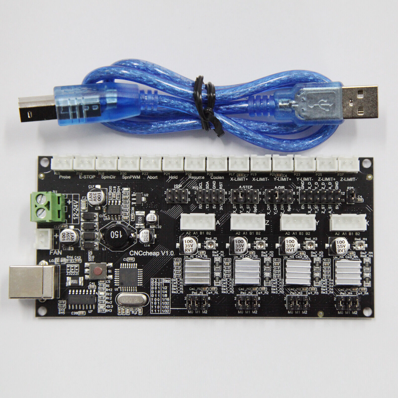 Stepper Driver Cnc - Placa controladora GRBL para CNC USB