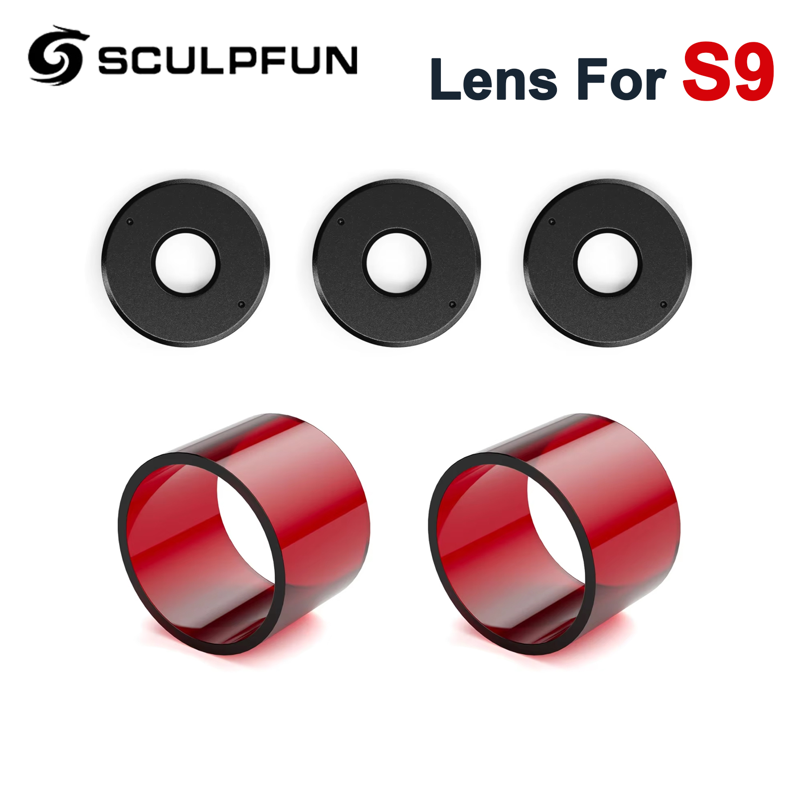 Laser Focus Lens - Lente de enfoque SCULPFUN S9, 3
