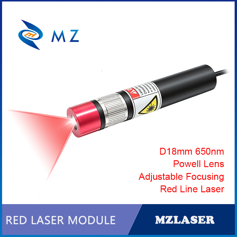 Industrial Laser Line Generator - Módulo Láser de Línea Uniforme Roja