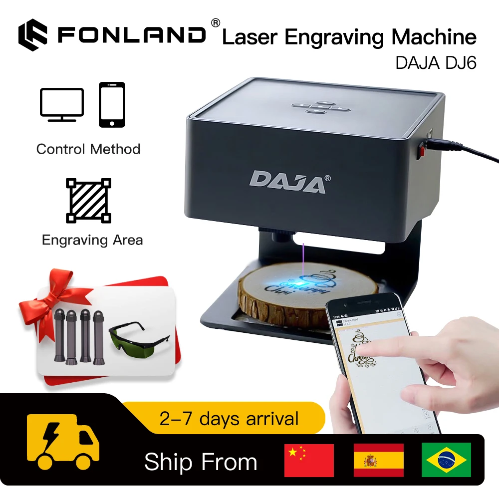 Industrial Laser Equipment - Grabador láser DAJA CNC DIY DJ6