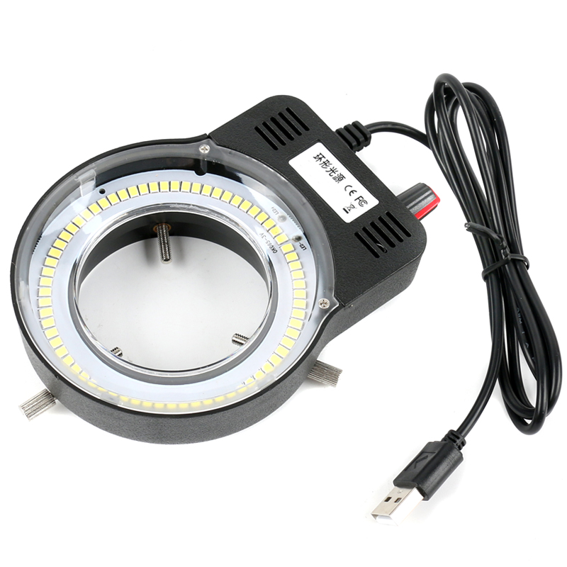 Industrial Visual - Lámpara de anillo LED USB ajustable