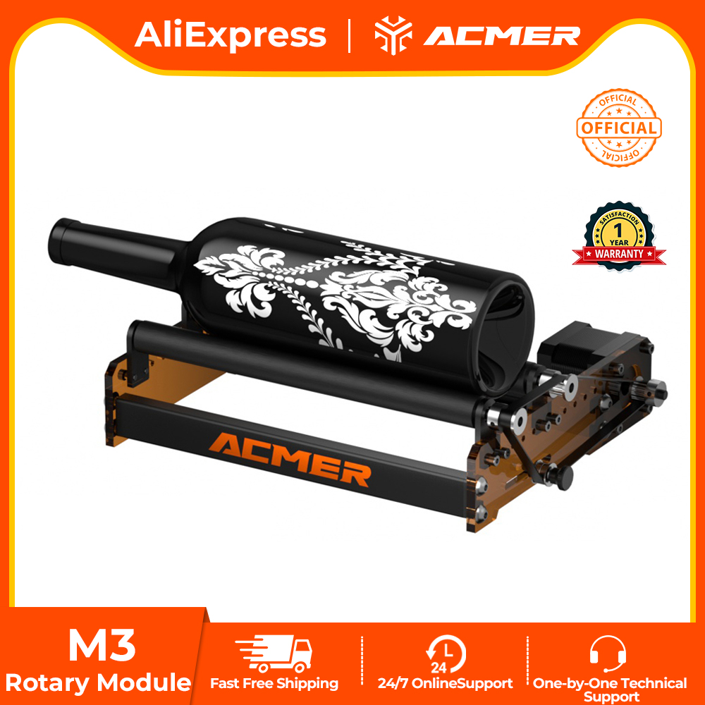 Industrial Laser Equipment - Rodillo giratorio láser ACMER M3 360