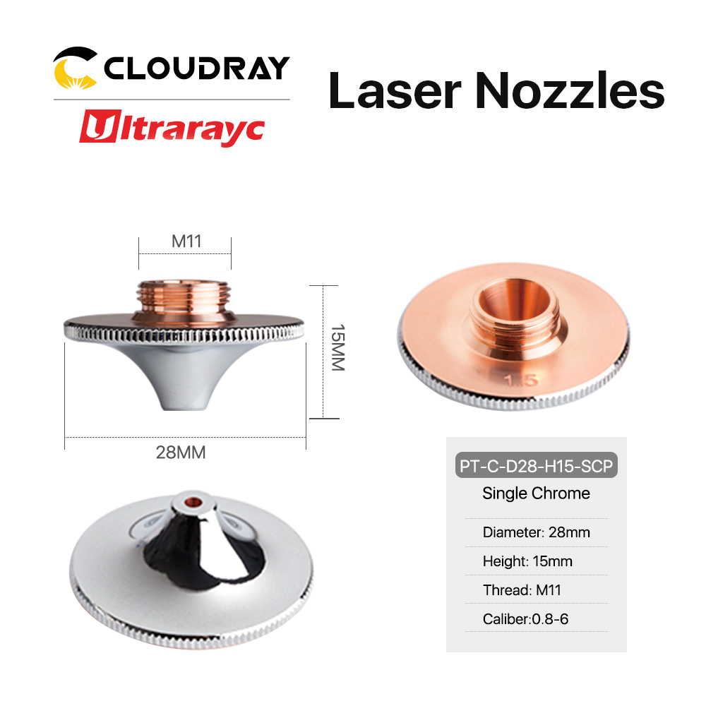 Metal Laser Cutter Head - Boquillas láser Ultrarayc 10 Uds calibre