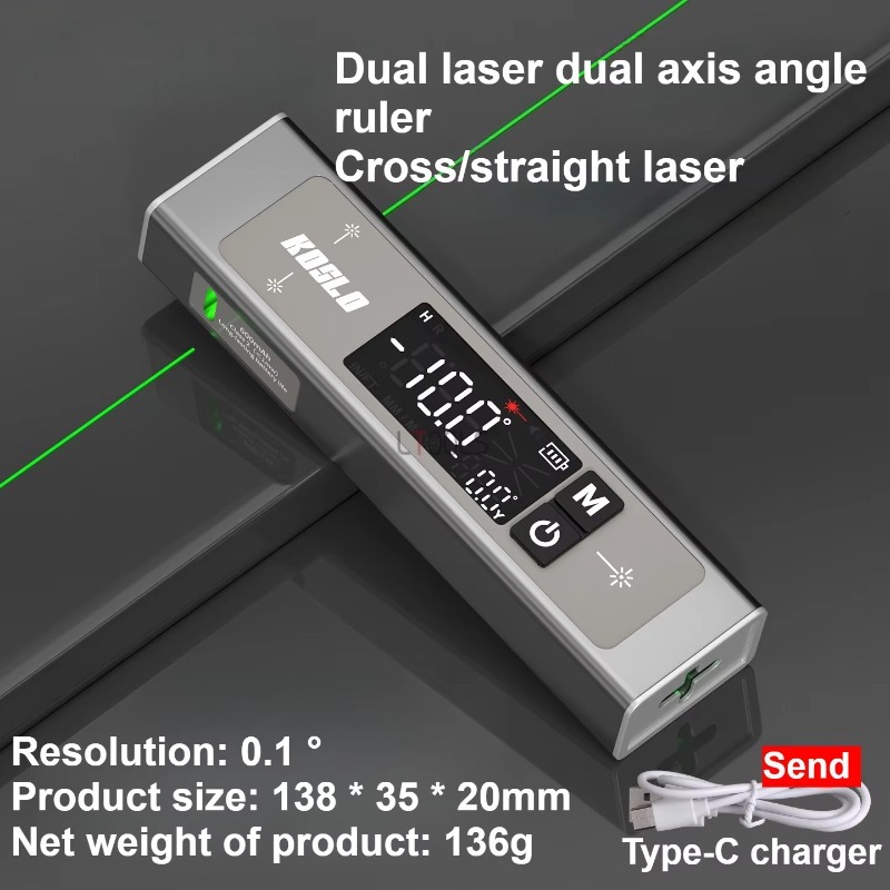 Inclinómetro Digital Láser Dua - Industrial Laser Alignment Tool reseña y precio