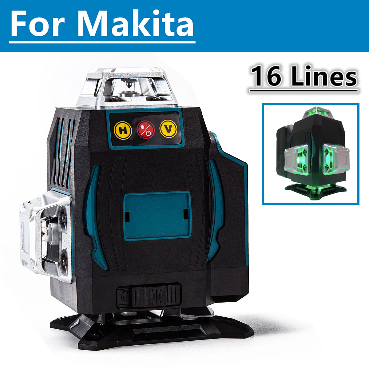 Para batería Makita de 18V, 16 - Industrial Laser Alignment Tool reseña y precio
