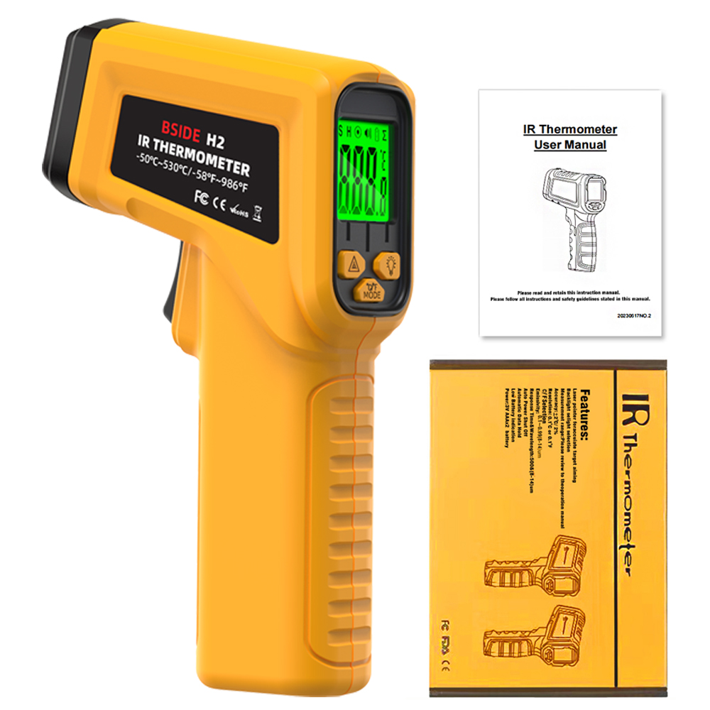Termómetro infrarrojo BSIDE H2 - Industrial Laser Temperature Sensor reseña y precio
