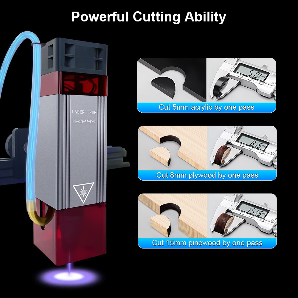 Árbol láser 5W 10W Módulo láse - Metal Laser Cutter Head reseña y precio