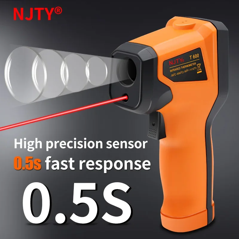 Termómetro infrarrojo digital  - Industrial Laser Thermometer Gun reseña y precio