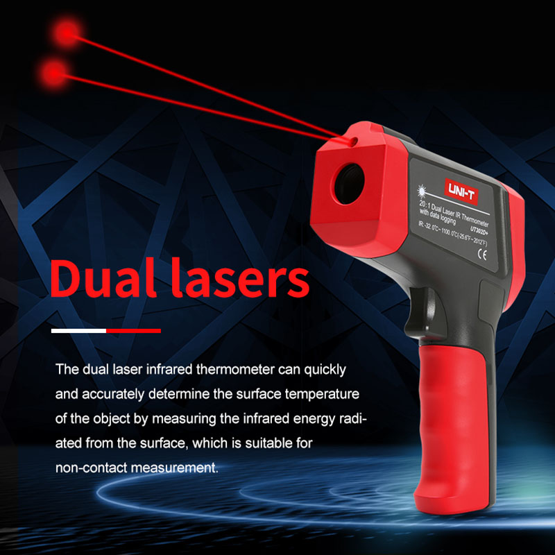 Termómetro Digital infrarrojo  - Industrial Laser Thermometer Gun reseña y precio
