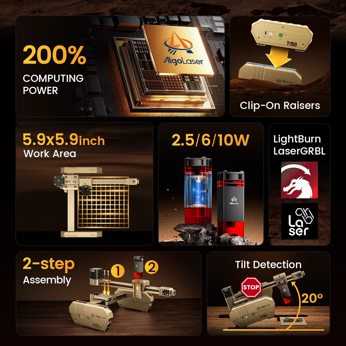 Grabador láser de consola Algo - Industrial Laser Etching Machine reseña y precio