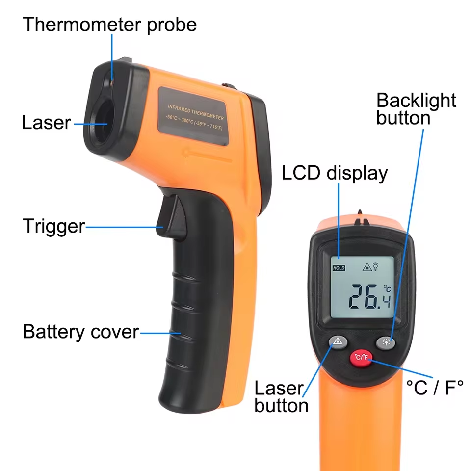 Nuevo Termómetro Infrarrojo Di - Industrial Laser Temperature Sensor reseña y precio