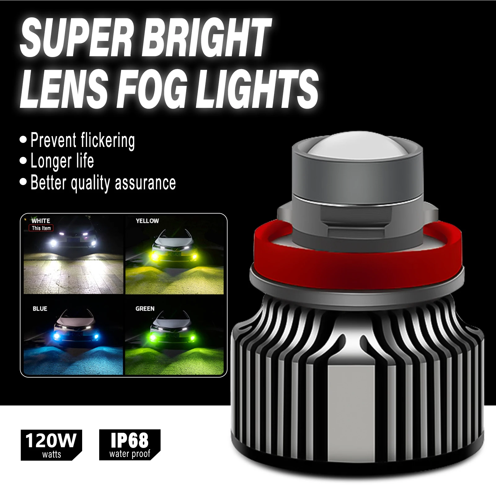 Bombilla LED H11 para Faros An - Laser Focus Lens reseña y precio