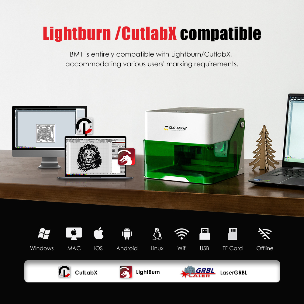 Cloudray-Mini grabador láser C - Industrial Laser Equipment reseña y precio