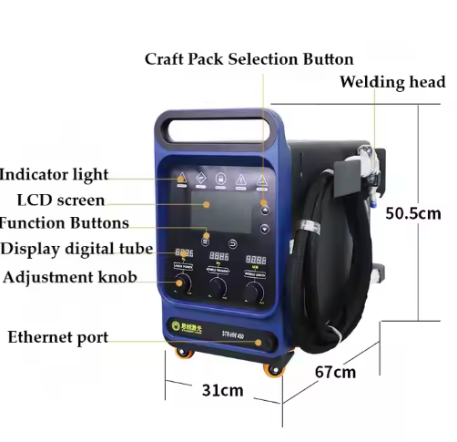 Soldador láser portátil Indust - Industrial Laser Welding Machine Hand Held reseña y precio