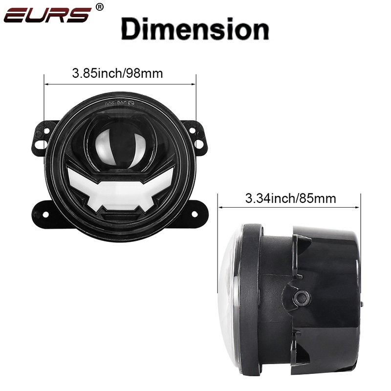 Luces antiniebla LED de 4 pulg - Laser Focus Lens reseña y precio