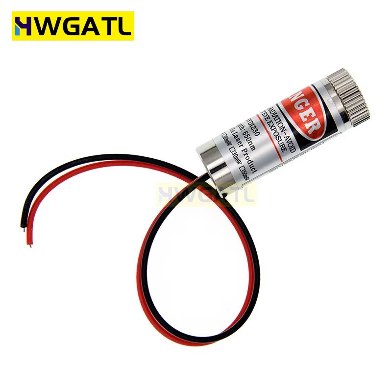 650nm 5mW punto rojo/línea/mód - Laser Focus Lens reseña y precio