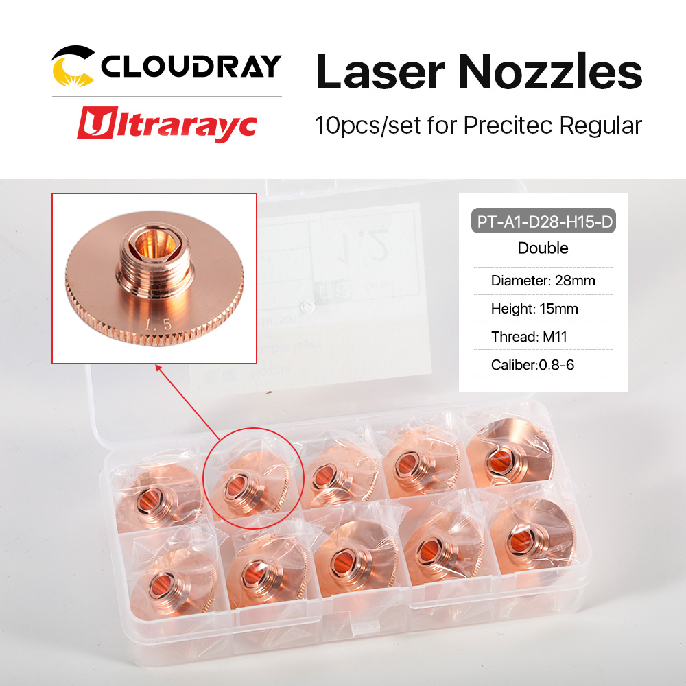 Ultrarayc 10 unids/set boquill - Metal Laser Cutter Head reseña y precio