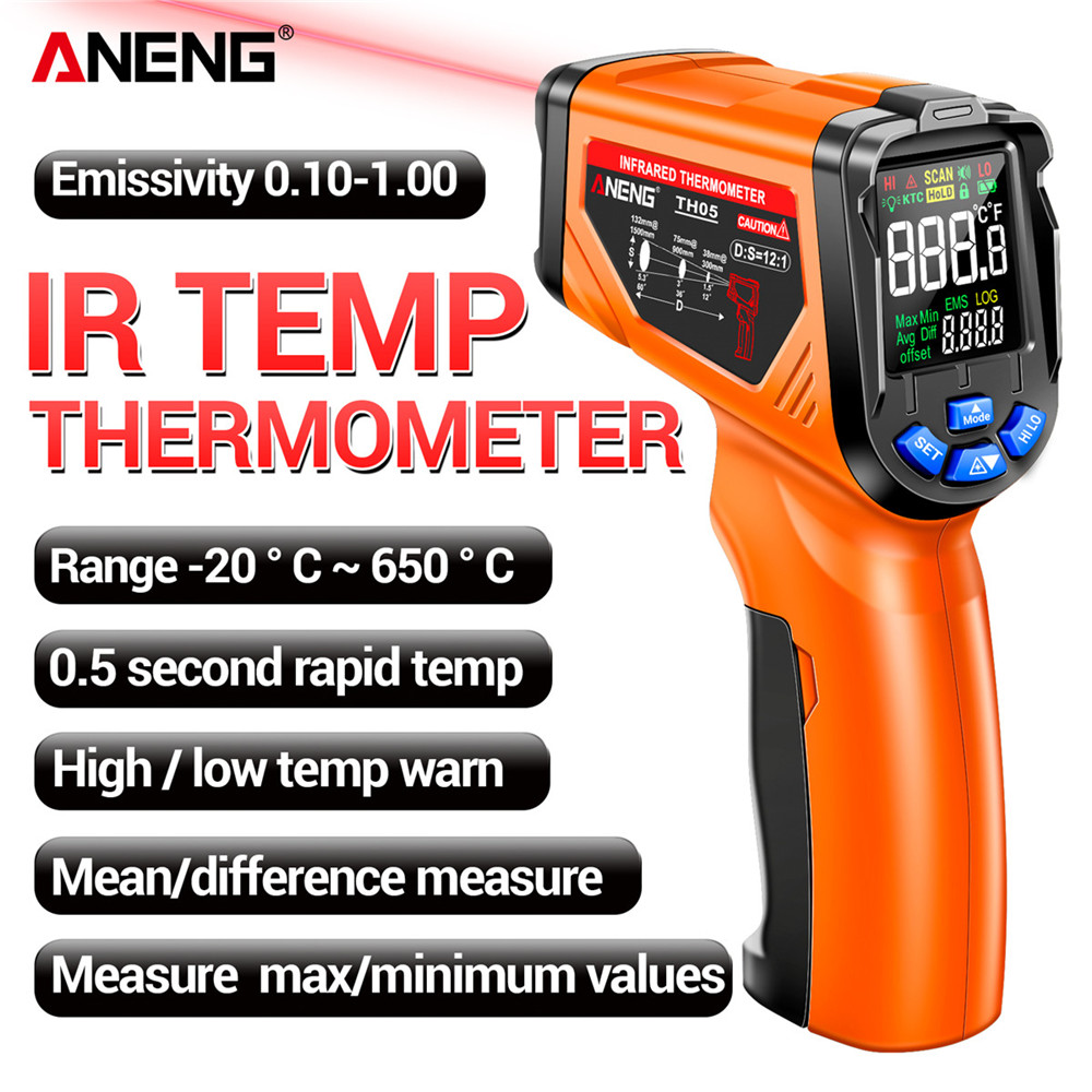 Termómetro Infrarrojo Digital  - Industrial Laser Thermometer Gun reseña y precio