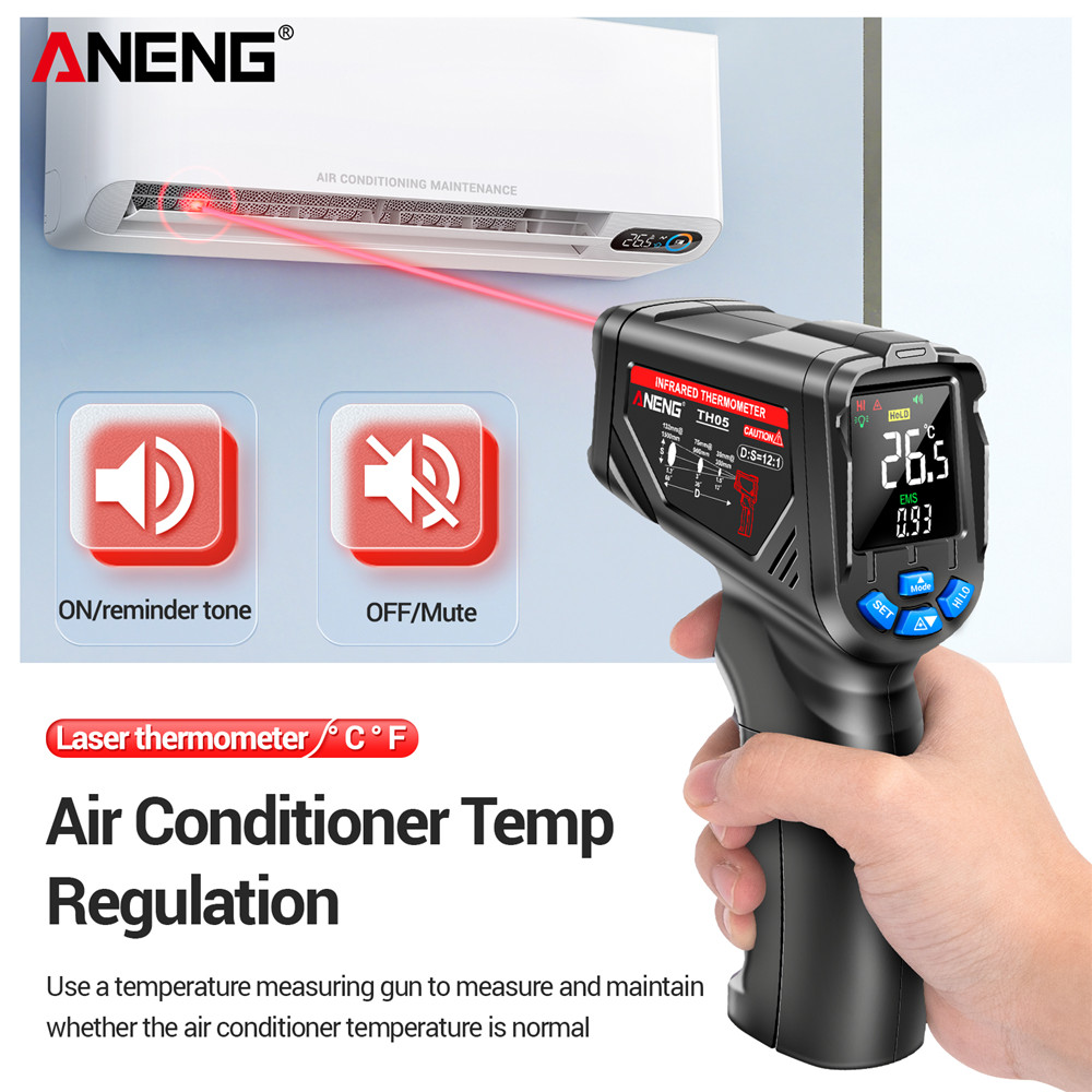 Termómetro Infrarrojo Digital  - Industrial Laser Thermometer Gun reseña y precio