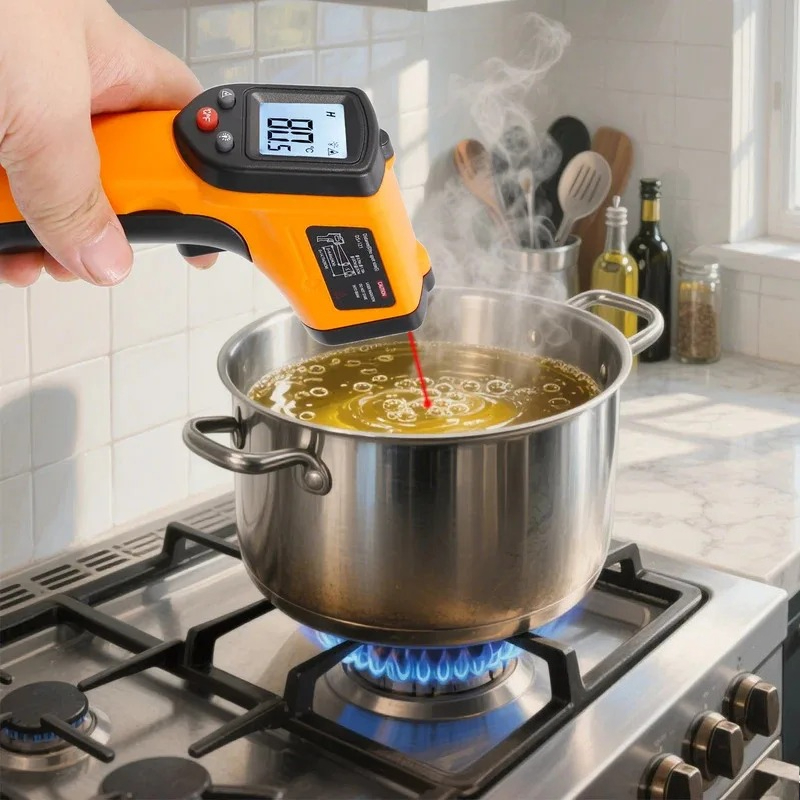 Termómetro Infrarrojo de Mano, - Industrial Laser Thermometer Gun reseña y precio