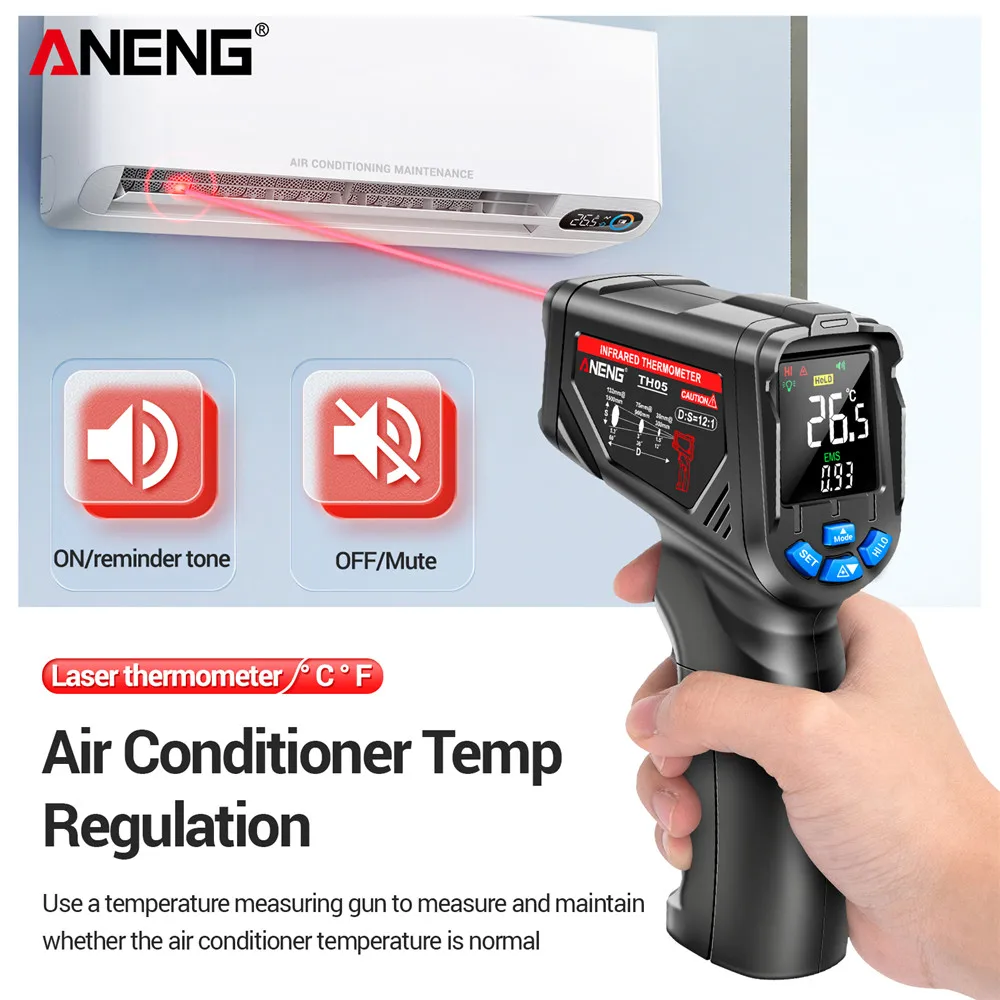 Termómetro Infrarrojo Digital  - Industrial Laser Thermometer Gun reseña y precio