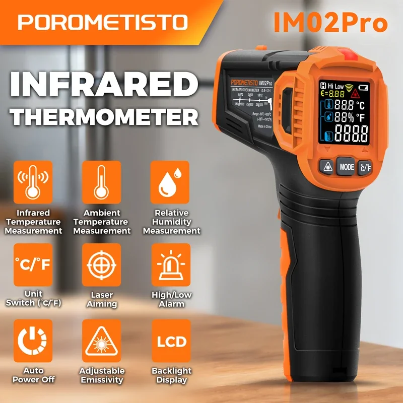 Termómetro Infrarrojo -50~380C - Industrial Laser Temperature Sensor reseña y precio