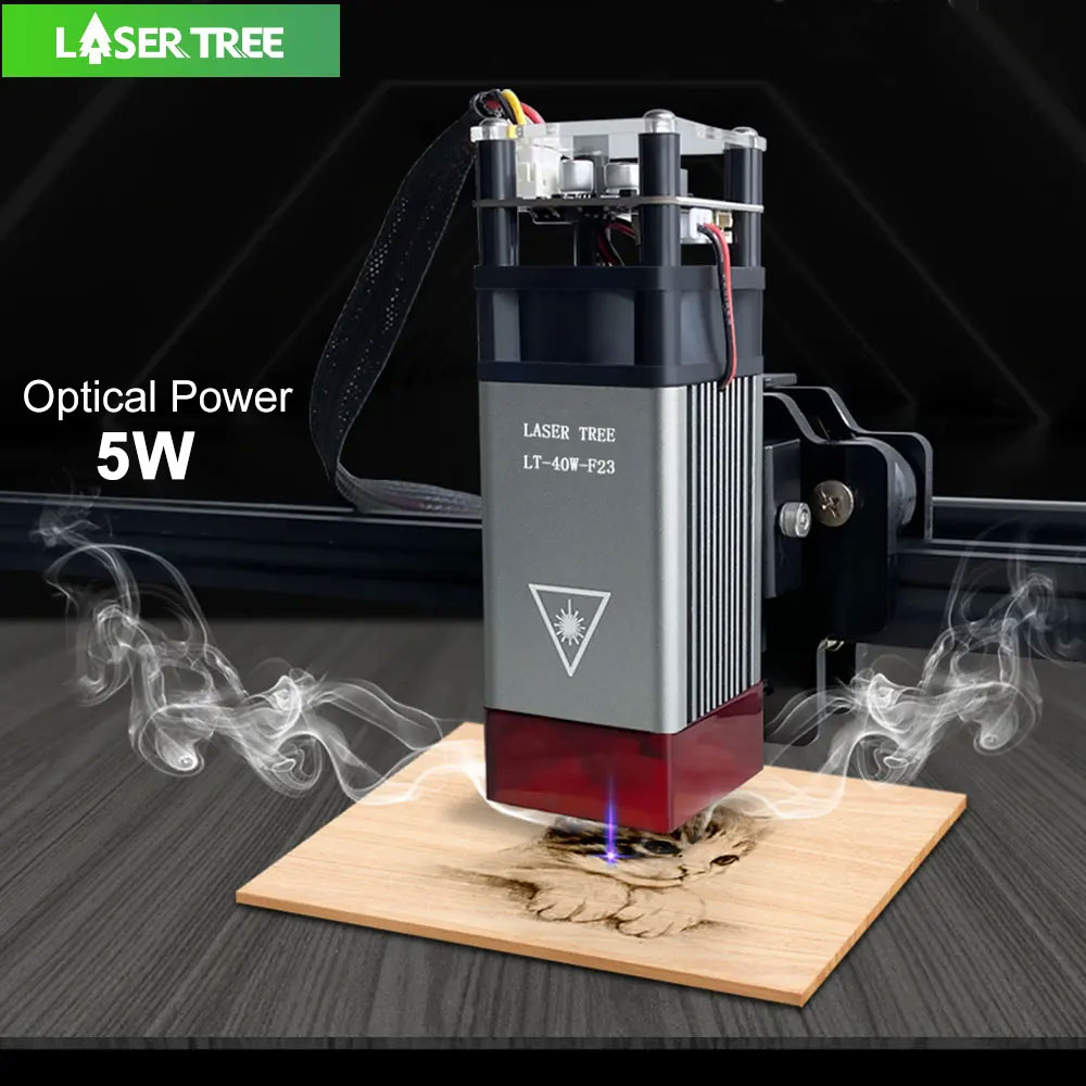 Árbol láser 4w 5W módulo láser - Metal Laser Cutter Head reseña y precio