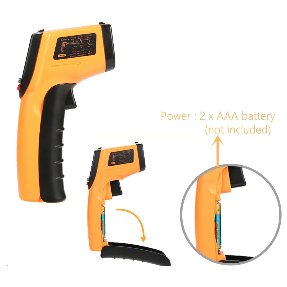 Termómetro Infrarrojo Portátil - Industrial Laser Thermometer Gun reseña y precio